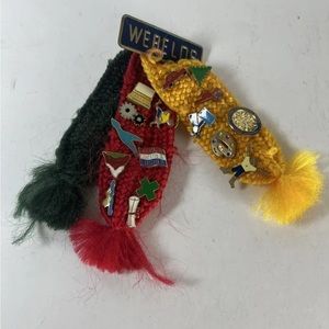 VTG Cub Scout Webelos Tri-Color Ribbon 16 Award Achievement Activity Pins